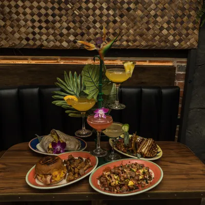 Weekend brunch at The Lobby Tiki Bar