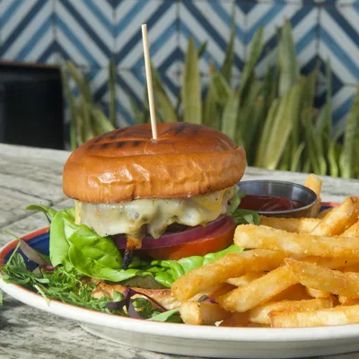 Miss B's Burger at The Lobby Tiki Bar Oceanside CA