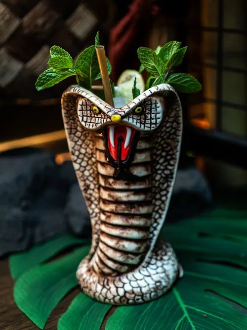 Cobra Kai tiki cocktail at The Lobby Tiki Bar Oceanside
