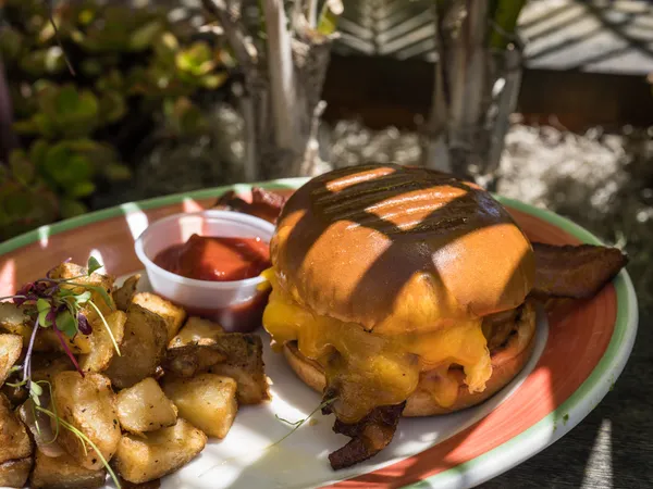 Breakfast Sandwich at The Lobby Tiki Bar Oceanside brunch