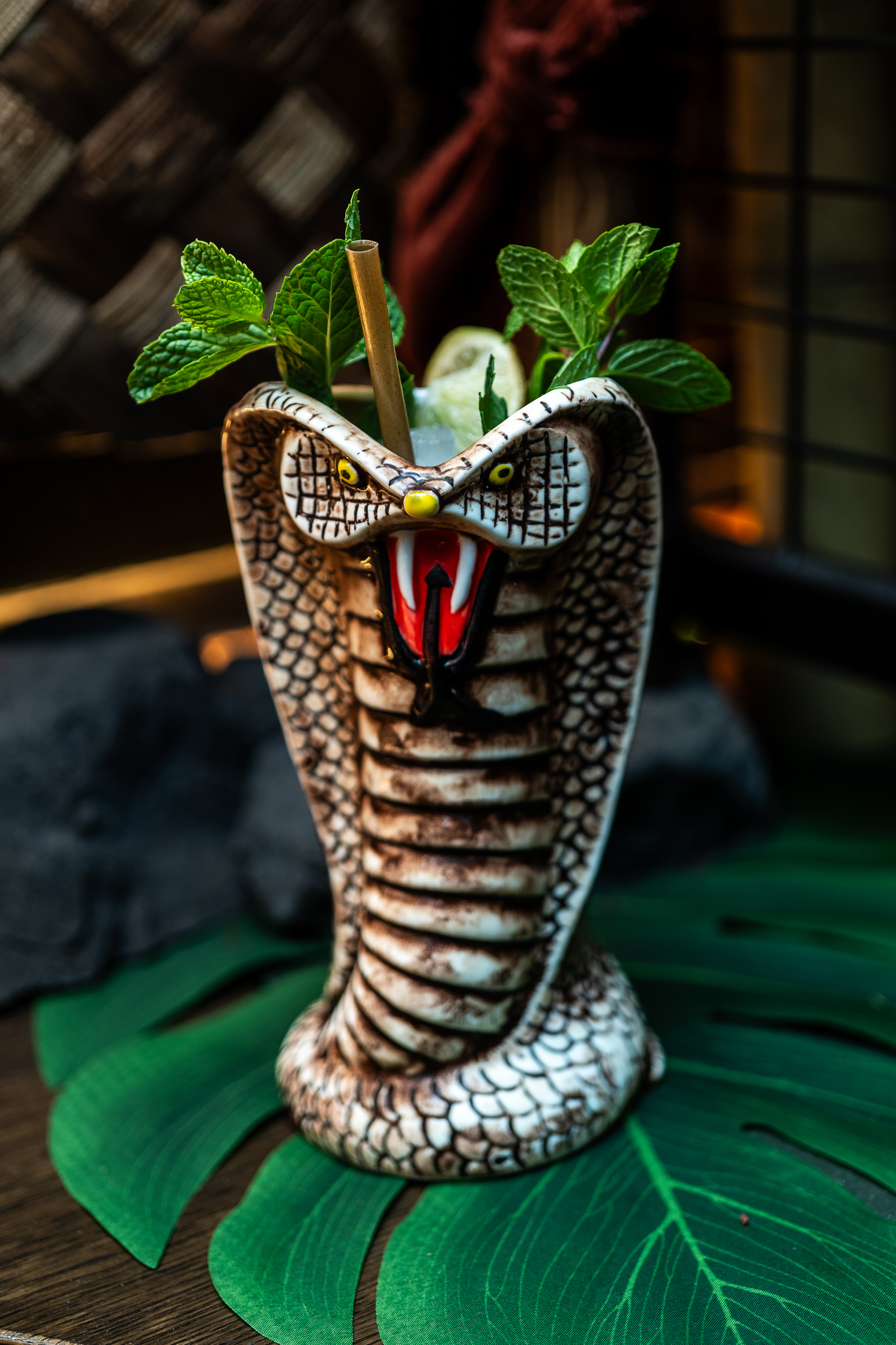 Cobra Kai tiki cocktail at The Lobby Tiki Bar Oceanside